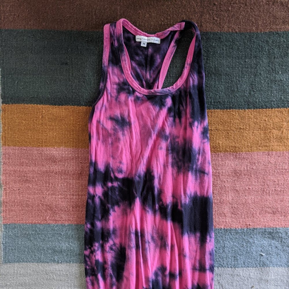 Pink Tie Dye Maxi Dress